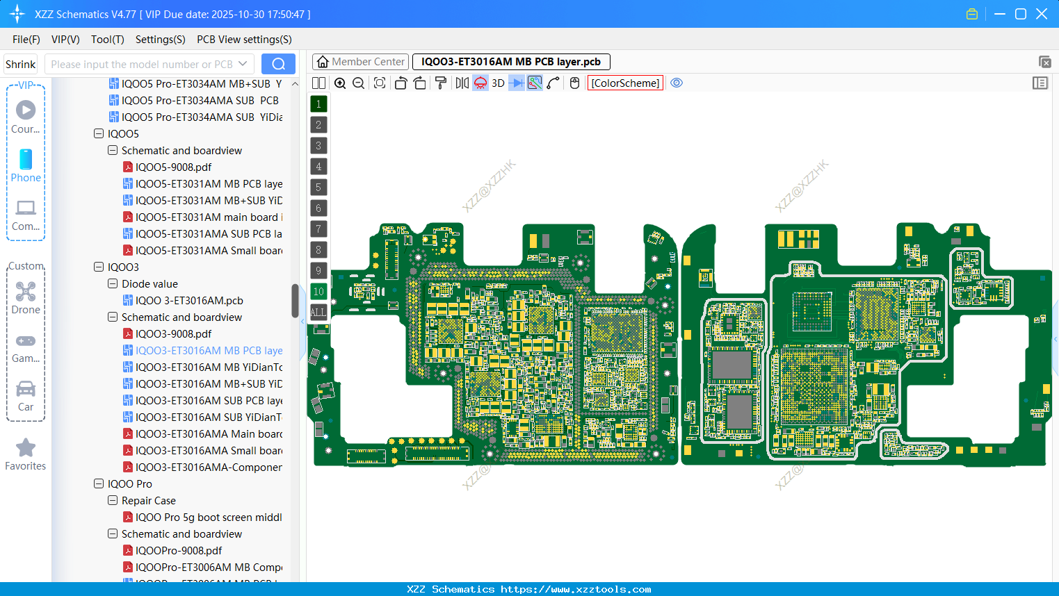 VIVO IQOO3-ET3016AM MB PCB Layer